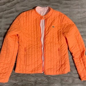 Lacoste women’s reversible puffy jacket | small